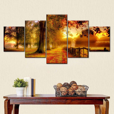 Ensemble de 5 pièces New England Fall On Canvas