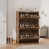 with 3 Flip Drawers/Rustic Brown