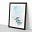 Jumping Dolphin Watercolour 1 Piece Single Picture Frame Painting on MDF-57078330-57078335