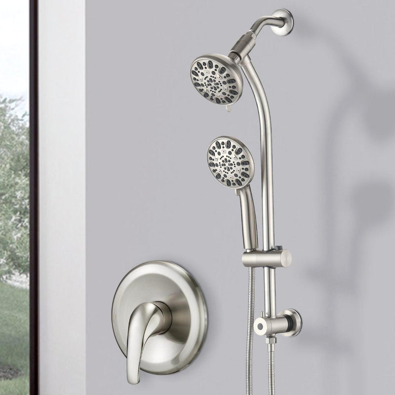 Système de douche complet, Nickel brossé