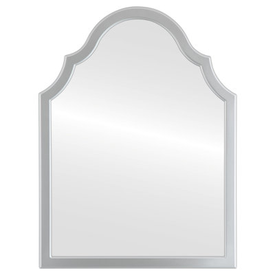 Miroir biseauté pleine longueur patiné
