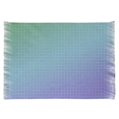 Bleu/mauve dégradé Tapis décoratif