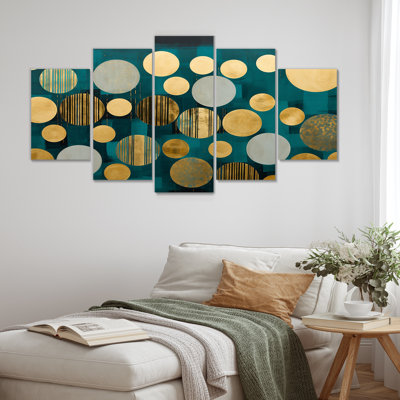 Saroyan - Geometric Wall Art Decor 5 Piece