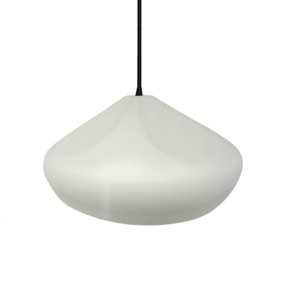 Radiance - Crease 1-Light Pendant - Harvest Yellow Slate - Matte Black - 15.25"W x 6.5"H - Replaceable Bulb - Black Cord