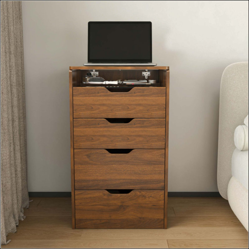 Bureau de coiffeuse 3 en 1 avec miroir éclairé et tabouret, coiffeuse à plateau rabattable, rangement compact pour la chambre à coucher, la salle de bain et le vestiaire