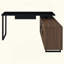 Bureau d'ordinateur en L