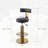 Cravets Stainless Steel Bar Stools with Back Modern Adjustable Barstools Swivel Bar Chairs（1PCS）-1640288241