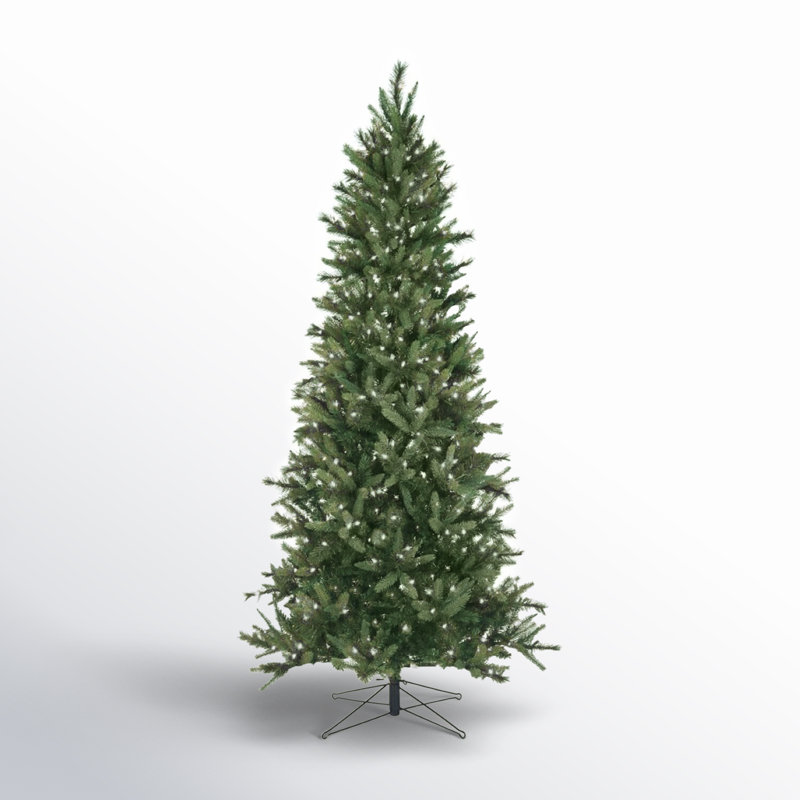 7.6' H Lighted Artificial Pine Christmas Tree