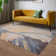 Deboran Swirl Blue/Yellow/Black Area Rug