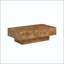 Table basse rectangulaire en placage de bois Burl-1196494378