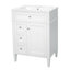 Meuble-lavabo 24 po avec lavabo supérieur, meuble-lavabo moderne avec 2 tiroirs et un tiroir basculant, meuble-lavabo simple-1381958548