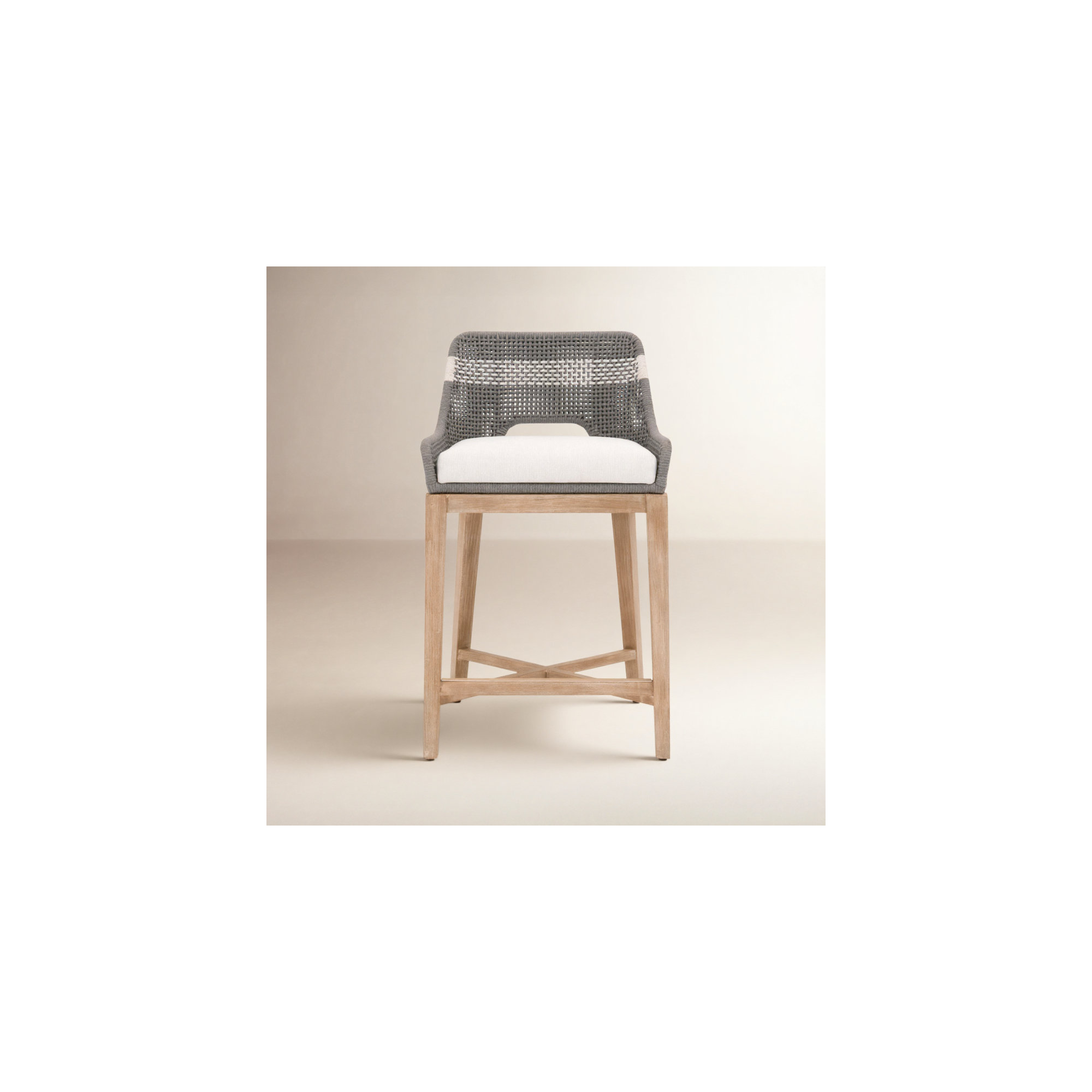 Bowker Bar & Counter Stool, Counter Stool (26" Seat Height), Dove Gray / White Speckle