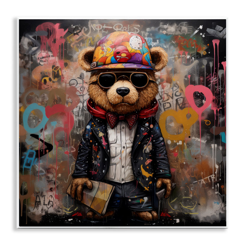 "Urban Graffiti Bear" par Lazar Studio
