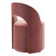 Neta Upholstered Side Chair With Caster Wheels