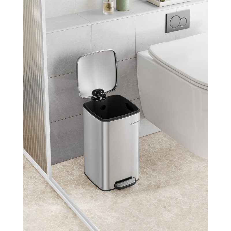 Surens Steel Kitchen Trash Can