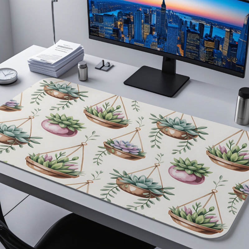 Polyester Desk Pad, 31.5x15.5