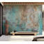 Murale botanique pelez et collez - Feuilles en bleu-1692185236