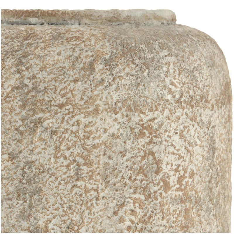 Vase de table en métal , H 12,05 po x l 9,05 po x P 9,15 po