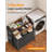 Laundry Hamper Laundry Sorter with 3 Removable Bags Laundry Basket with Shelf Drawers
