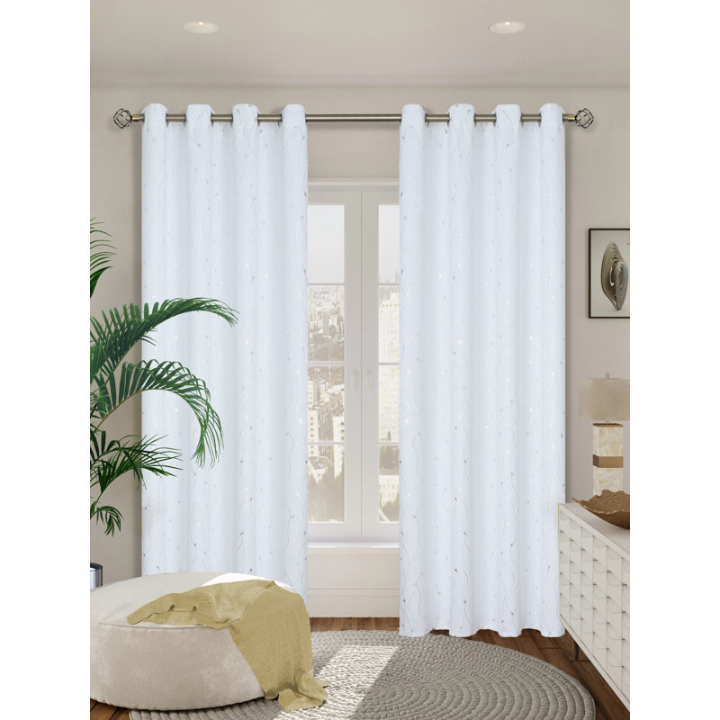 Room Darkening Curtains，2 Panels Set, 52" W x 84" L