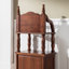 Armoire en bois massif avec pieds en bois de frêne