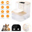 Fontaine à eau intelligente pour animaux de compagnie, distributeur d'eau automatique pour chats, fontaine à eau sans fil rechargeable pour chiens, remplissage automatique, 3 volumes réglables, 3 intervalles de remplissage.