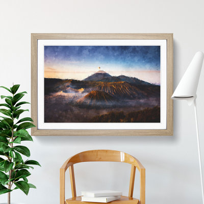 Mount Bromo in Indonesia - Picture Frame Painting
