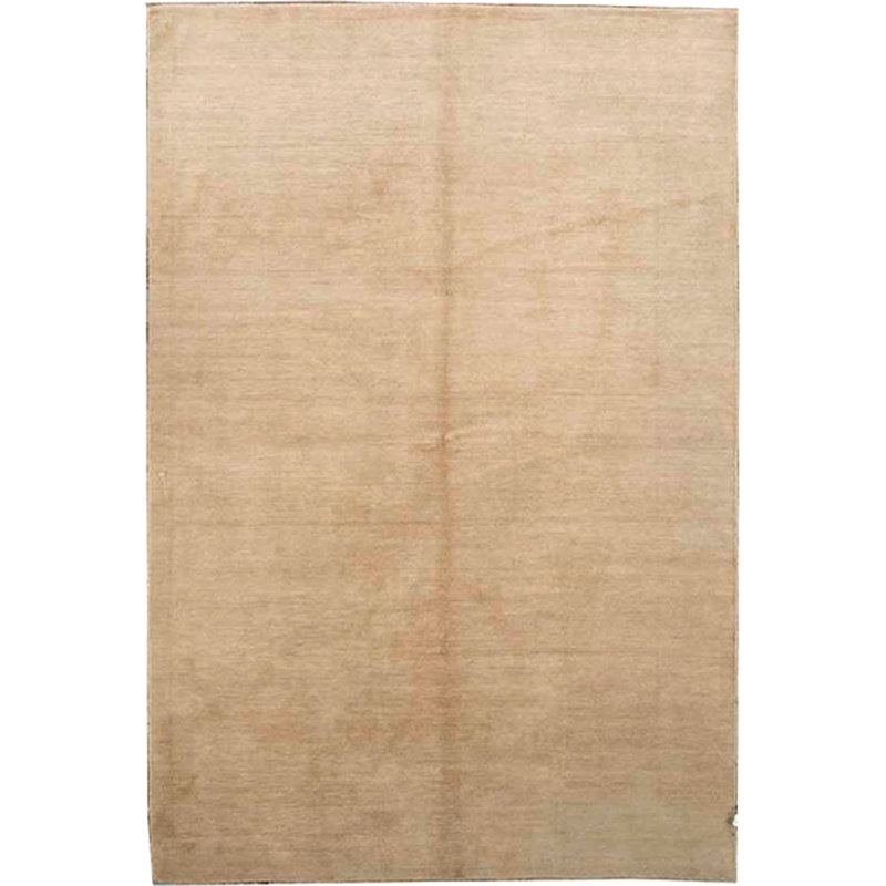 Tibetan Wool Area Rug in Wheat