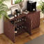 Buffet Paulsboro 150 cm avec motif en spirale, meuble de rangement moderne à 4 portes pour la cuisine ou le salon, rouge-1512281536