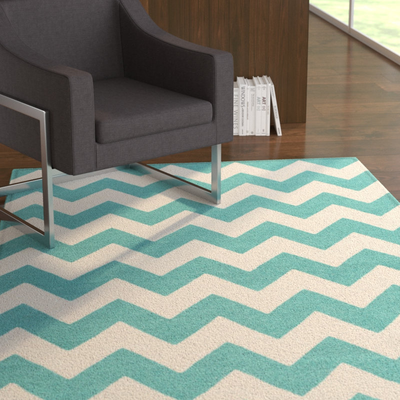 Bangor Wool Chevron Indoor Rug, Rectangle 9' x 12'