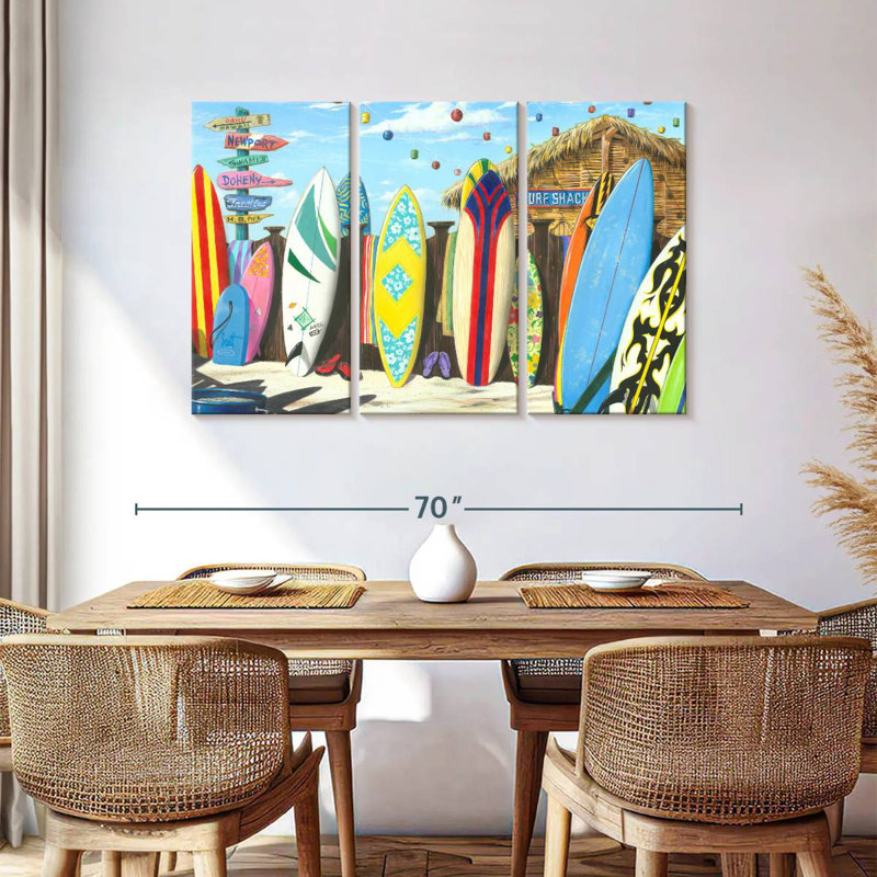 Senne Surf Shack, 36" H x 57" W