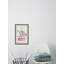 «Pink Bed Reading» - Reproduction d'art sur toile encadrée-26009709-33455705