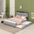 Full Size Upholstered Platform Bed With Storage Headboard-168432810-169693612
