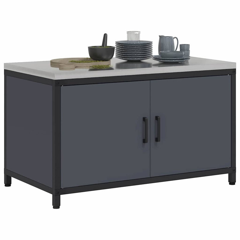 Storage Kitchen Cabinet Set, Anthracite