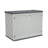 Horizontal Storage Shed Weather Resistance, Large Outdoor Storage Cabinet Lockable, Thick HDPE Plastic Storage Unit For Backyards, Patio, Garden(28 Cu.Ft/Ivory ) White