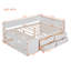Lit de jour double avec tiroirs et tablettes, blanc-1444467213-1444467211