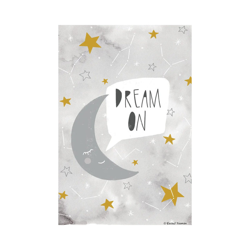 Dream On by Rachel Nieman - Gallery-Wrapped Canvas Giclée on Canvas, Canvas, 20.32 cm H x 30.48 cm W