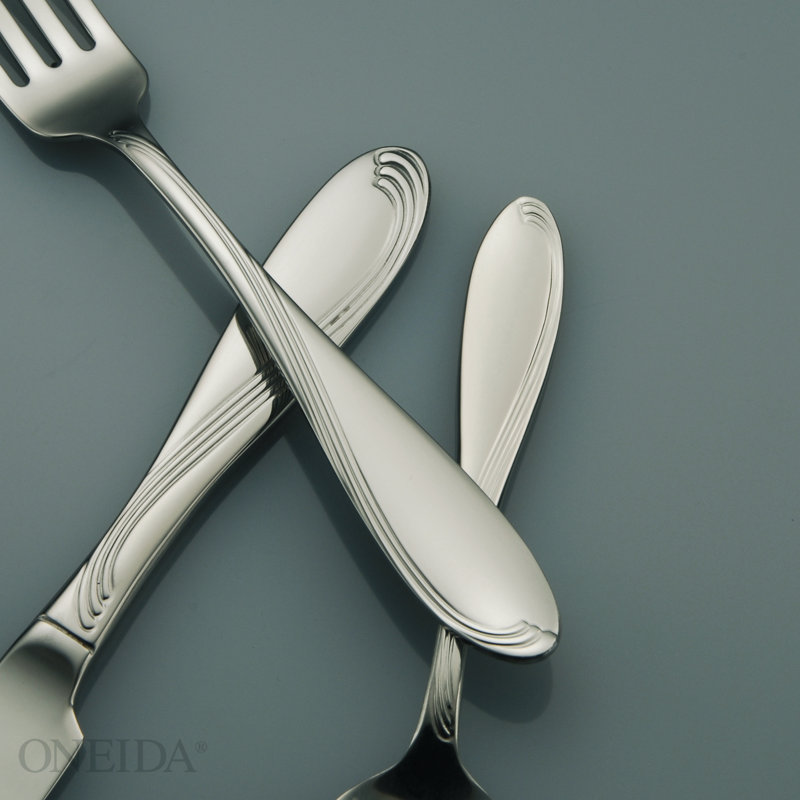 Oneida Hospitality Scroll Seafood Fork