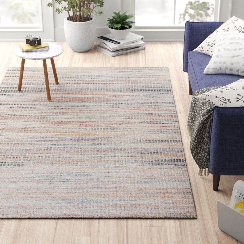 Horatio Striped Flatweave Area Rug, Rectangle 152 x 244cm