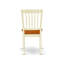 L'ensemble 5 pièces de table et chaises de cuisine comprend une table de salle à manger rectangulaire avec rallonge papillon et 4 chaises de salle à manger, babeurre et cerise-1075393882