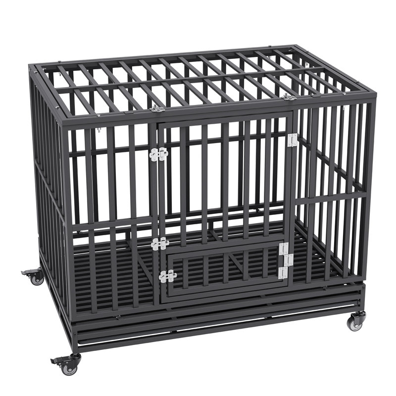 Digno Metal Pet Crate, 99.1cm H x 119.1cm W x 81cm D