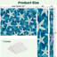 Cloison pliante 6 panneaux séparateur de toile Royal White Starfish-173244664-173194527
