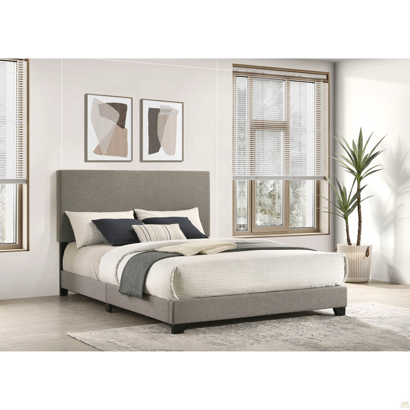 Upholstered Queen Panel Bed, Queen