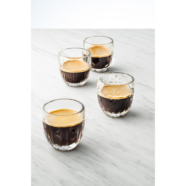 Double-Wall Glass Espresso Cups, Set of 4