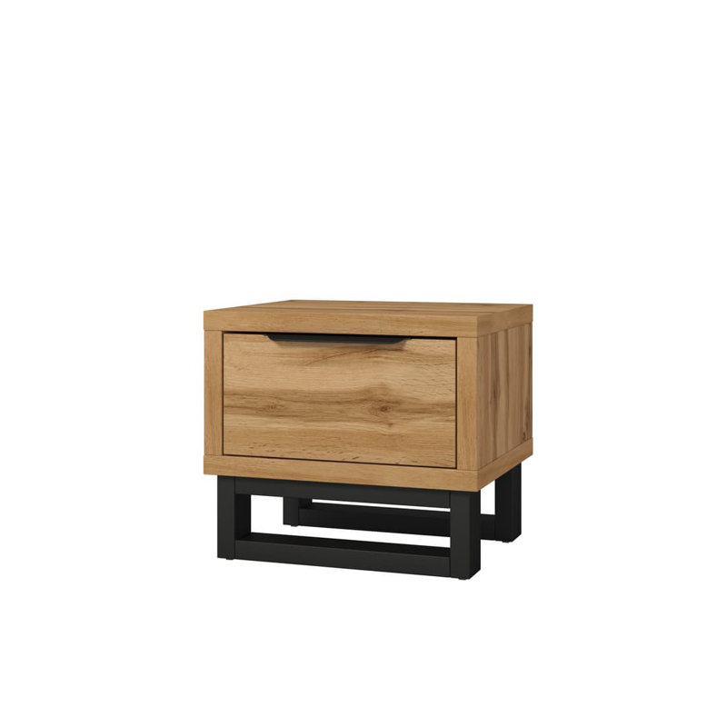 Cabrina 55cm W Manufactured Wood Bedside Table