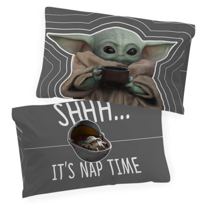 The Mandalorian Coffee Microfiber Pillowcase