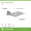 Porte-savon mural avec orifices de drainage Dia-13885472