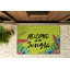 Non-Slip Floral Outdoor Doormat