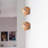 Murano Glass Globe Flush Mount Wall Light