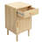 Cirsten Tall Nightstands Set Of 2, End Table, Side Table With Drawer And Shelf, Hand Made Rattan Decorated Doors, Wood Accent Table With Storage For Bedroom, 2 Pack-707457703